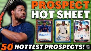 2024 MLB Prospect Hot Sheet #4 | 50 Hottest MiLB Players | Bowman Baseball Cards | Top Prospects 