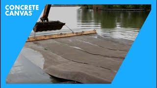 Concrete Canvas (CC) Boat Ramp Extension - East Fork Lake, IL, USA