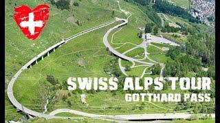 Goldwing Motorcycle Tour. Gotthard Pass