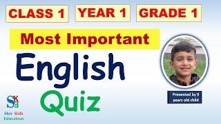 English question and answer for class 1 [English quiz CBSE 2020]