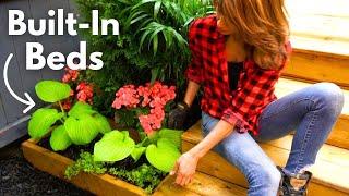 Upgrade Your Deck With Deck Stair Garden Beds | Planter Boxes