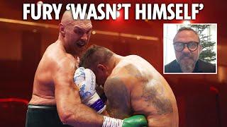 Tyson Fury trainer Andy Lee reveals worrying signs he saw on day of thrilling Oleksandr Usyk defeat