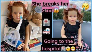 Reborn Child Elina BREAKS Her Arm!