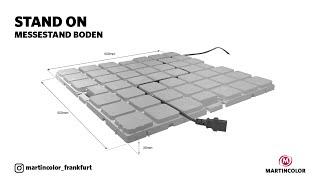 Messestand Boden Stand-ON