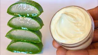 FRESH ALOE VERA GEL & SHEA BUTTER Whipped Cream For Face, Body and Hair