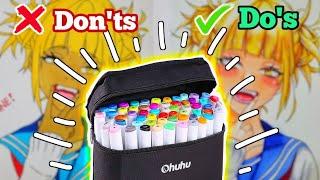 5 Do's and Don'ts - How to use Ohuhu Markers