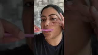 How I Remove My Facial Hair For Clear & Flawless Skin || Facial Hair Removal || #shorts