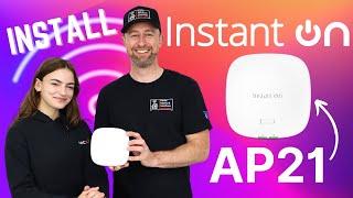 Instant On AP21 | FULL INSTALL COLLAB WITH HOME NETWORK SOLUTIONS