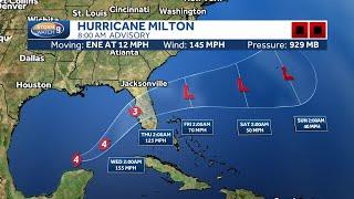 Hurricane Milton still at Category 4 strength as it heads toward Florida