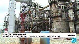 Biden orders largest-ever release of US oil reserves • FRANCE 24 English