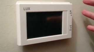 Installing LUX TX9600TS thermostat