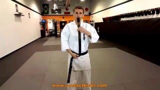 How to tie your karate kyokushin belt