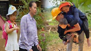 Harvesting and processing yams - helping an old lady who fell on the side of the road