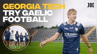 Georgia Tech Try Gaelic Football