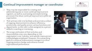 Organizations and People | Continual Improvement | PeopleCert | AXELOS | 1WorldTraining.com