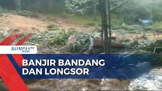 Banjir Bandang dan Longsor Terjadi di 4 Kabupaten di Sumatera Utara