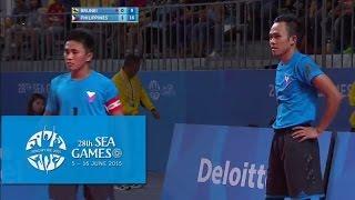 Sepaktakraw Mens Doubles BRU vs PHI (Day 9) | 28th SEA Games Singapore 2015