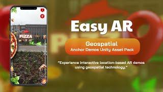 Easy AR Geospatial Anchors Demos Pack