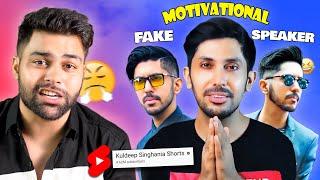 MOTIVATIONAL SPEAKERS KA BAAP   | KULDEEP SINGHANIA YT Shorts ROAST