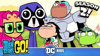 Season 2 BEST Moments! Part 1 | Teen Titans Go! | @dckids