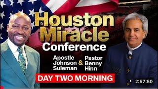 HOUSTON-TEXAS MIRACLE Conference  WITH APOSTLE JOHNSON SULEMAN AND PST BENNY HINN | Day3 Evening.