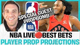 NBA Live Show  Best Bets & Player Props  | Monday January 6 | Land Your Bets