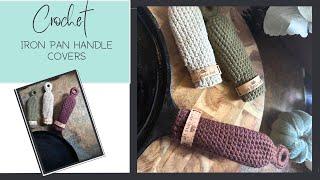 Crochet iron pan handle covers pattern