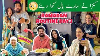 Surprising EVERYONE With NEW Haircut ‍️ | FAMILY REACTION | Ramadan Day 3 | BaBa Food & Fun RRC