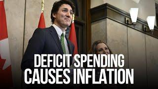 Deficit spending causes inflation