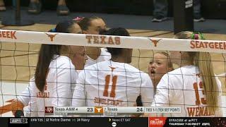 Texas vs Texas A&M | 2024 Women's College Volleyball | Oct 23, 2024