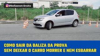 COMO SAIR DA BALIZA DA PROVA SEM DEIXAR O CARRO MORRER E NEM ESBARRAR