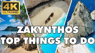  TOP 20 Things to Do in Zakynthos island, Greece 4K ► Best Beaches to Visit ►