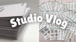 STUDIO VLOG: BEHIND THE SCENES of opening my sticker shop!