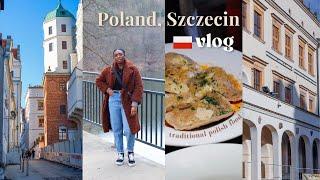 DAY TRIP FROM BERLIN TO POLAND, SZCZECIN | Berlin Weekend Trip | Polish Food | Giselemusevlogs