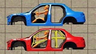 Rollcage vs no Rollcage Crash Testing