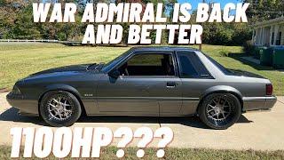 War Admiral is back and BETTER. OVER 1100HP