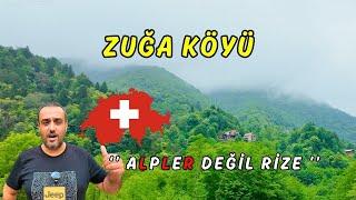 Türkiye'nin Alpleri | ZUĞA KÖYÜ Hemşin Rize | İsviçreliler Bu Köye Akın Ediyor