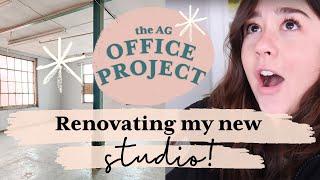 RENOVATING MY NEW OFFICE! | Team AG Office Project S1E1