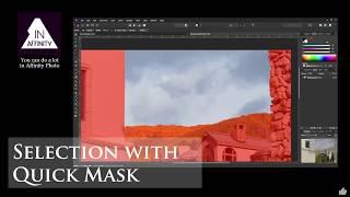 Selection with Quick Mask in Affinity Photo