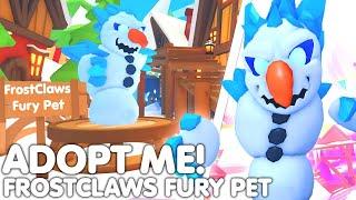 FROSTCLAWS FURRY RETURNS!️ ADOPT ME CHRISTMAS NEW PETS + NEW MINIGAMES RELEASE! ROBLOX