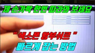 색소폰 입모양 앙부쉬르 빠르게 잡는 방법 !! 한석희 색소폰 TV