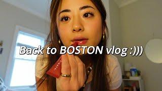 BACK TO BOSTON VLOG! my first video :')))