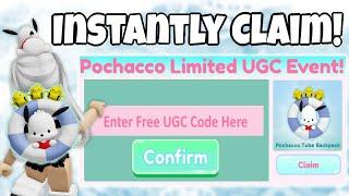 Instant Claim Codes! | Pochacco Tube Backpack Limited | Roblox My Hello Kitty Cafe 2025 | Riivv3r