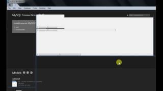 Create MySql database using MySql Workbench