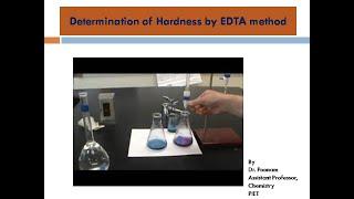 Demo on Experiment "Determination of Hardness by EDTA method"