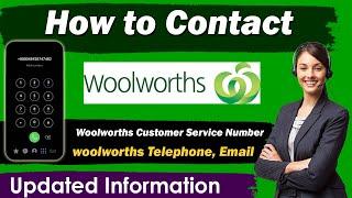 Woolworths customer service number | Call woolworths customer service | woolworths Support Number