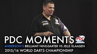 NINE-DARTER! Gary Anderson v Jelle Klaasen - 2015/16 World Darts Championship