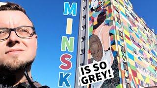  MINSK, BELARUS | The Most COLOURFUL City in Europe? | MASSIVE Street Art in MINSK!