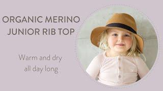 Organic Merino Junior Rib Top