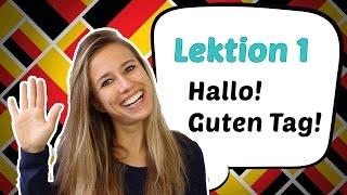 GERMAN LESSON 1: Learn German for Beginners - German Greetings 